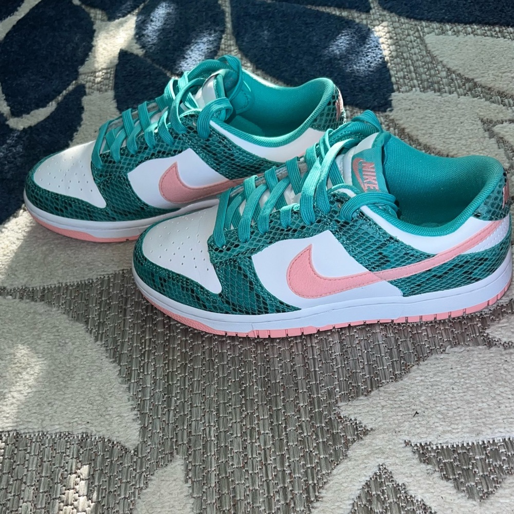 Dunk Low ‘Washed Teal Snakeskin’